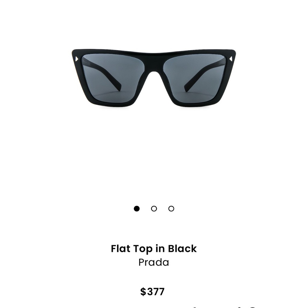 Prada flat top sunglasses